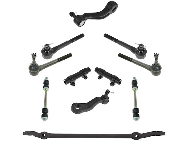 Front Tie Rod End Sway Bar Link Center Link Kit 11 Piece - 1995-2000 Chevrolet Tahoe 4WD 5.7L V8 - TRQ 3726-07972939
