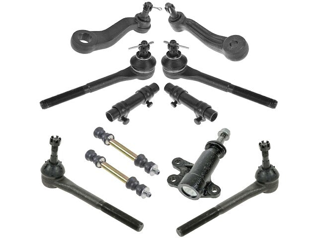 Front Tie Rod End and Sway Bar Link Kit 11 Piece - 1993-1999 Chevrolet K1500 - TRQ 3389-07974584
