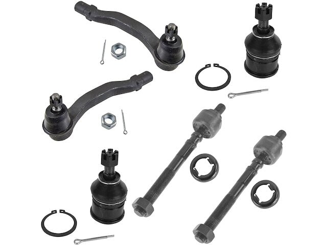 Front Ball Joint and Tie Rod End Kit 6 Piece - 1996-2000 Honda Civic - TRQ 6008-07979756