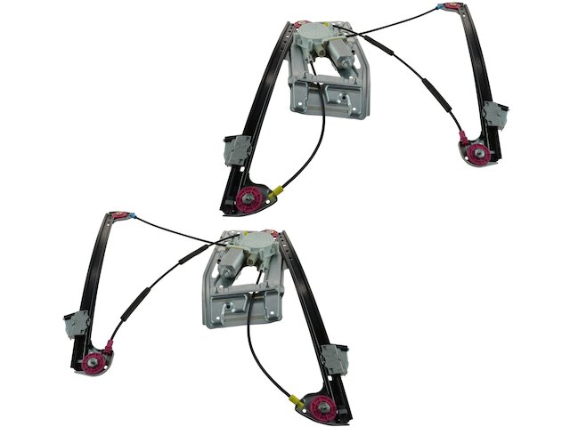 Front Window Regulator and Motor Kit 2 Piece - 1997-2003 BMW 540i - TRQ 1072-07981031
