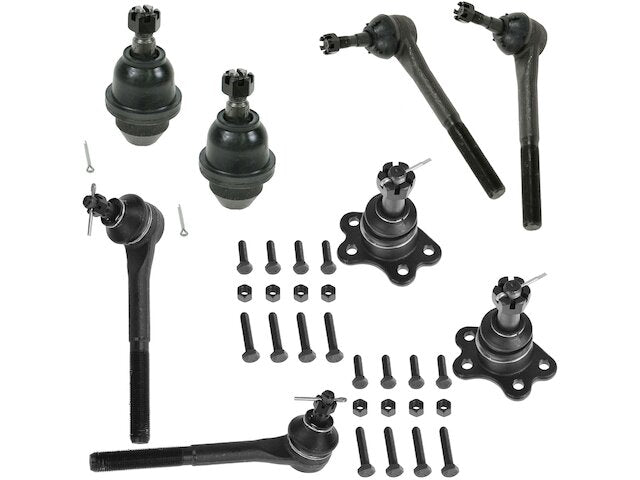 Front Ball Joint and Tie Rod End Kit 8 Piece - 1995-2000 GMC Yukon 4WD 5.7L V8 - TRQ 4297-07981048