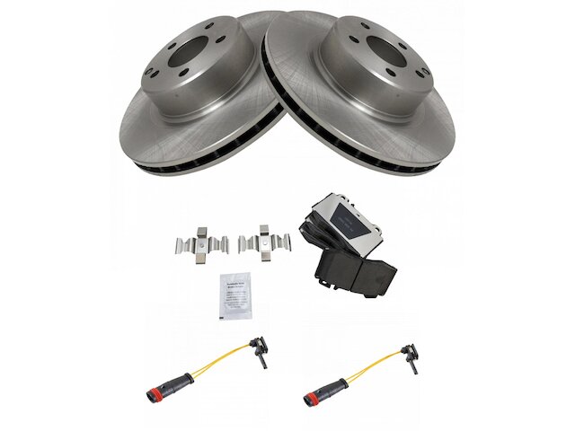 Front Brake Pad Rotor and Wear Sensor Kit - 2003-2006 Mercedes S500 Base - DIY Solutions 6455-07981330