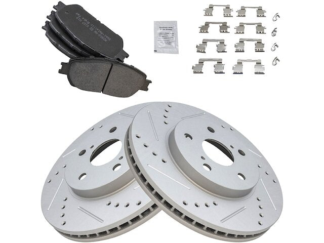 Front Brake Pad and Rotor Kit - 2004-2006 Lexus ES330 - TRQ 17938-07985406