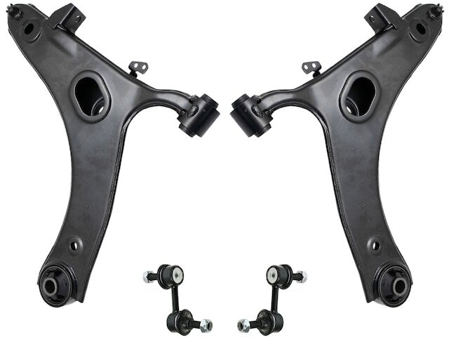 Front Control Arm and Sway Bar Link Kit 4 Piece - 2009-2013 Subaru Forester - TRQ 29868-07989983