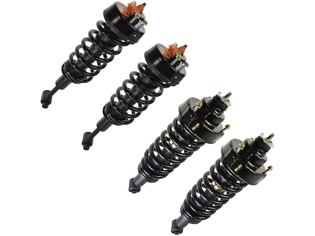 Front and Rear Shock Strut and Coil Spring Kit 4 Piece - 2004-2005 Mercury Mountaineer - TRQ 17986-07993119