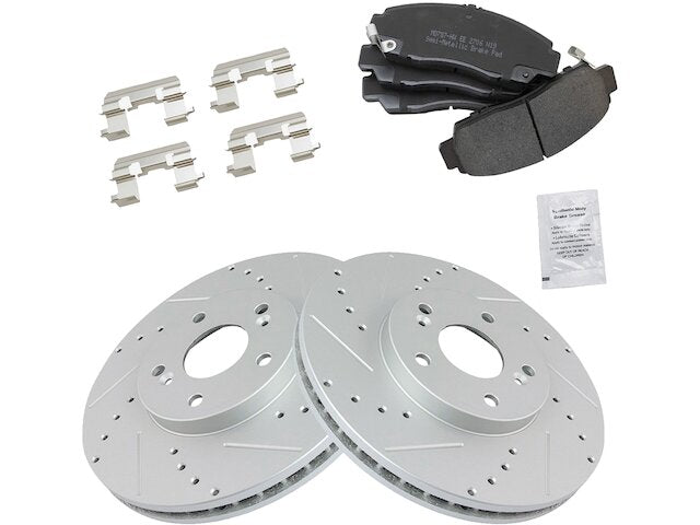 Front Brake Pad and Rotor Kit - 2001-2003 Acura CL - TRQ 5888-07997159