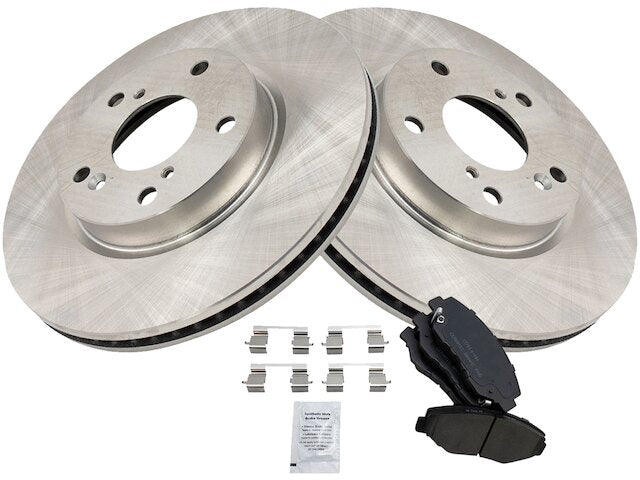 Front Brake Pad and Rotor Kit - 2016-2018 Honda Civic - TRQ 137958-07997596
