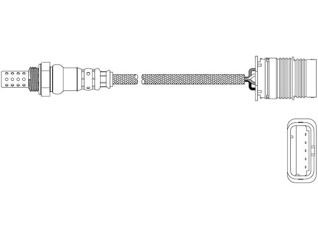 Downstream Oxygen Sensor - 2012-2016 BMW 328i 2.0L 4-Cylinder - Walker 118625-05466162