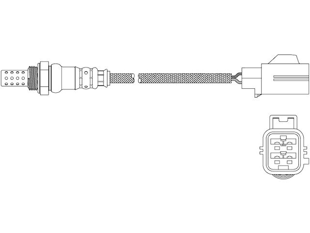Downstream Oxygen Sensor - 2012-2013 Land Rover Range Rover Evoque 2.0L 4-Cylinder VIN G Turbocharged GAS - Walker 118796-05466170