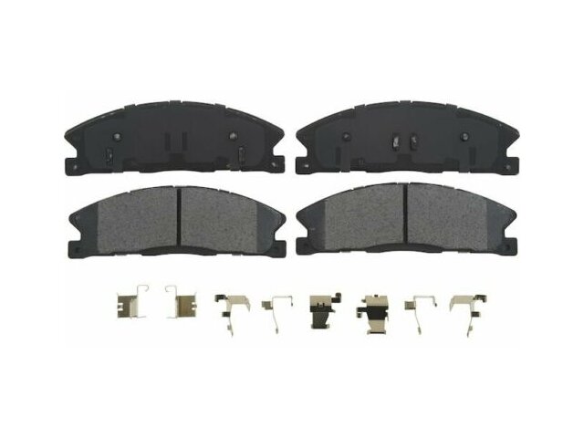 Rear Brake Pad Set - 2013-2019 Ford Taurus - Advics 119542-06142772
