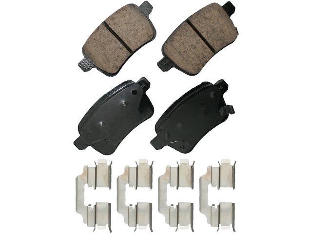 Rear Brake Pad Set - 2014-2020 Fiat 500L 1.4L 4-Cylinder - Akebono 127002-05867622