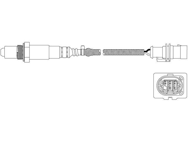 Upstream Oxygen Sensor - 2014 Ram ProMaster 2500 3.0L 4-Cylinder EXG VIN D Turbocharged Diesel - Walker 127848-05733079