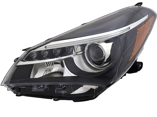 Left Headlight Assembly - 2015-2017 Toyota Yaris SE Hatchback - TYC 130247-06173181