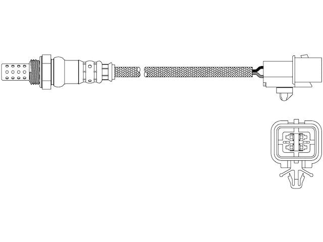 Downstream Oxygen Sensor - 2017-2023 Hyundai Elantra - Walker 138426-05466179