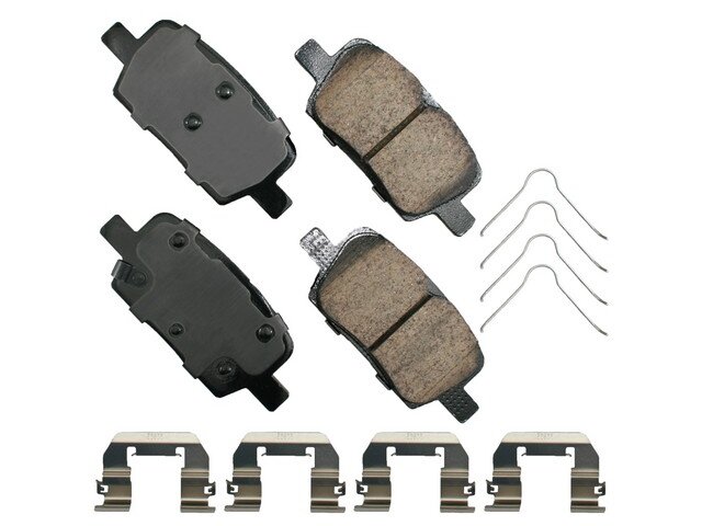 Rear Brake Pad Set - 2018-2020 Chevrolet Traverse - Akebono 143481-05872752