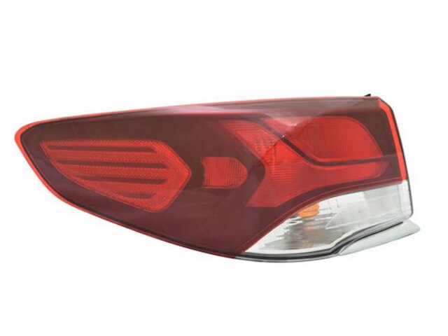 Left Driver Side Outer Tail Light Assembly - Halogen Bulb - 2018-2019 Hyundai Sonata - TYC 143554-05887089