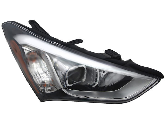 Right Passenger Side Halogen Headlight Assembly with Bulbs - 2013-2016 Hyundai Santa Fe Sport Sport Utility - TYC 146719-05663445