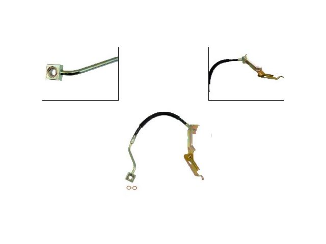 Front Right Brake Hose - 2001-2007 Chrysler Town & Country - Dorman 1574-09046598