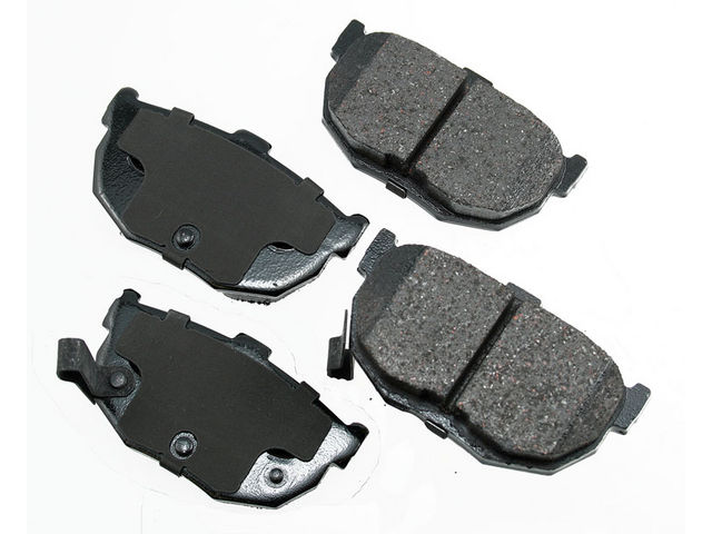 Rear Brake Pad Set - 1997-2001, 2003-2008 Hyundai Tiburon - Akebono 161-05216220