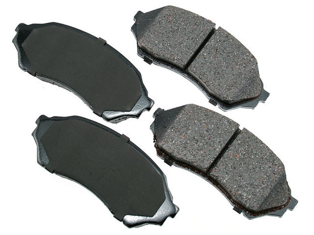 Front Brake Pad Set - 1999-2003 Mazda Protege SE 1.6L 4-Cylinder - Akebono 17593-05118450