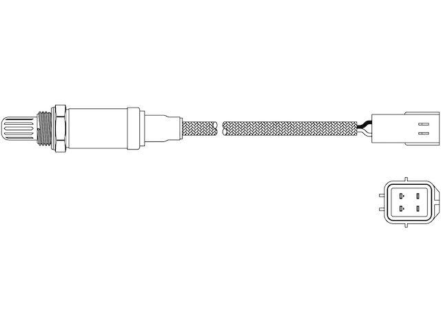 Oxygen Sensor - 1994-1995 Mazda 626 2.5L V6 Naturally Aspirated GAS - Walker 17627-05733171