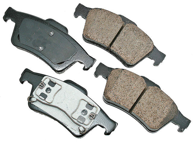 Rear Brake Pad Set - 2004-2005 Mazda 3 2.0L 4-Cylinder - Akebono 17958-05009810