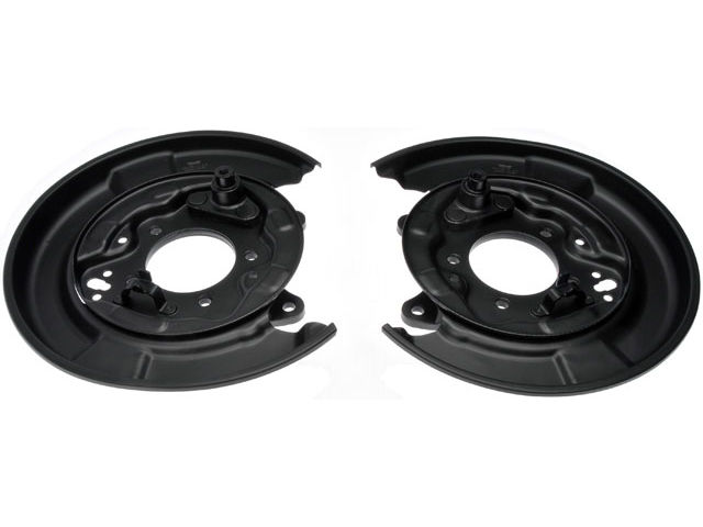 Rear Brake Backing Plate Set of 2 - Black - 2004-2006 Toyota Camry - Dorman 18047-05682873