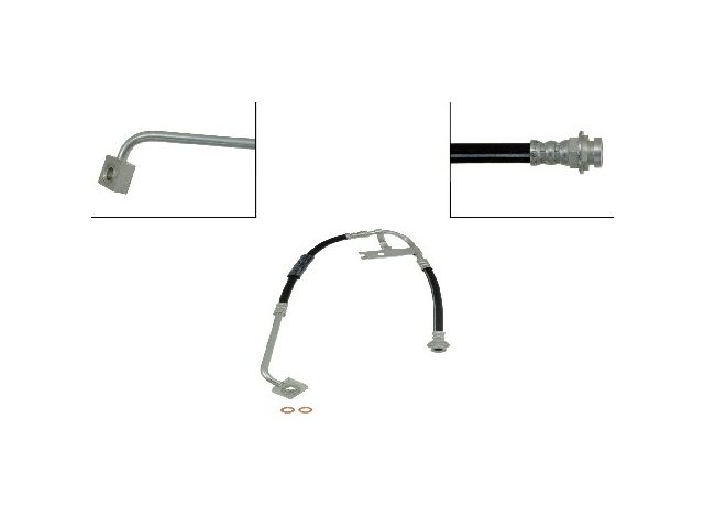 Front Right Brake Hose - 1991-1996 Dodge Dakota 4WD - Dorman 1834-05505514