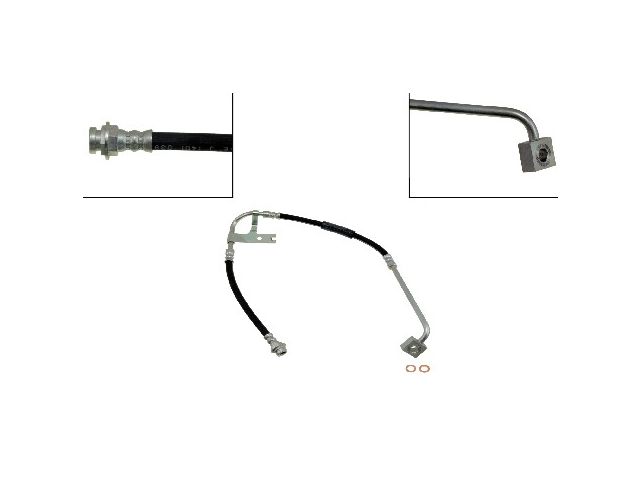 Front Left Brake Hose - 1991-1996 Dodge Dakota 4WD - Dorman 1834-05505515