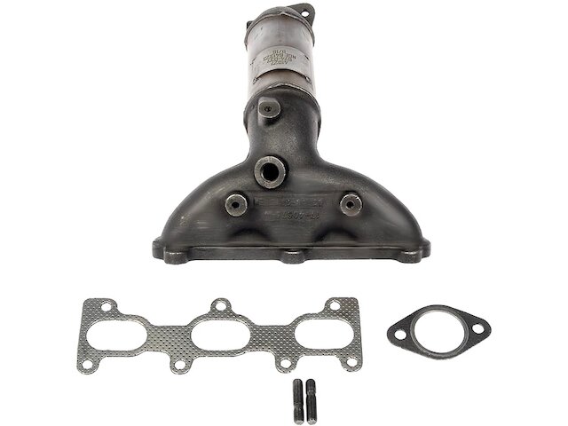 Rear Exhaust Manifold with Integrated Catalytic Converter - 2005-2009 Hyundai Tucson 4WD 2.7L V6 - Dorman 18383-06093993