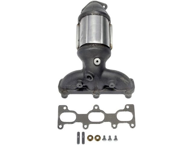 Left Exhaust Manifold with Integrated Catalytic Converter - 2005-2006 Hyundai Santa Fe 2.7L V6 - Dorman 18384-05571225