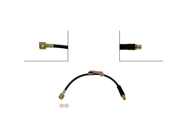 Front Right Brake Hose - 2006 Pontiac Torrent - Dorman 18627-09046699