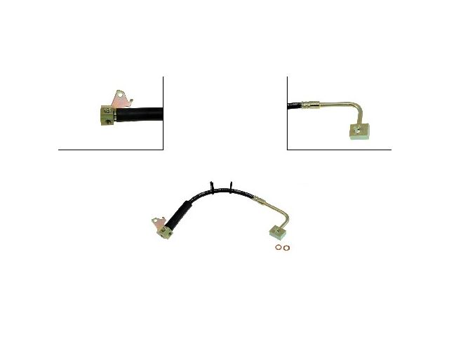 Rear Left Brake Hose - 2006-2010 Jeep Commander - Dorman 18681-05506100