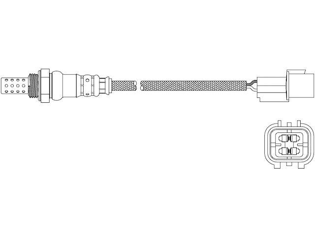 Downstream Oxygen Sensor - 2006 Suzuki Verona 2.5L 6-Cylinder Naturally Aspirated GAS - Walker 18874-05466172