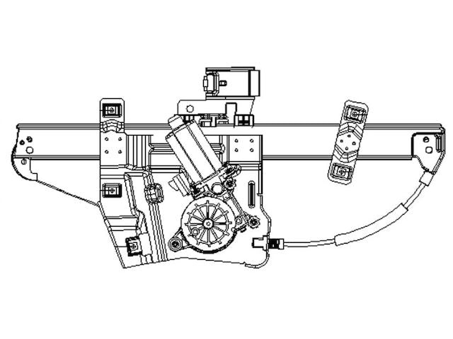 Front Left Window Regulator - 2006-2011 Buick Lucerne Sedan - TYC 18894-05664520