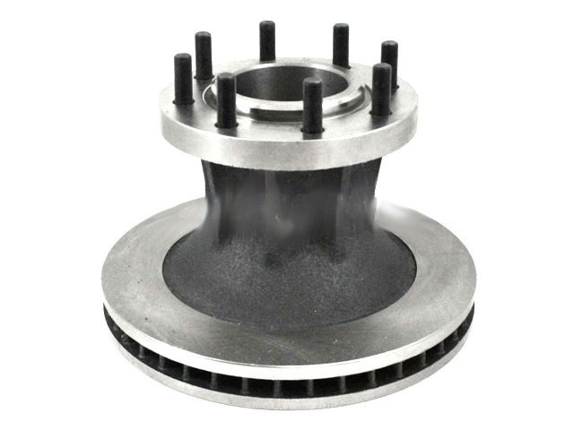 Front Brake Rotor and Hub Assembly - Vented - 1994-1999 Dodge Ram 3500 RWD (with Independent Front Suspension and 2-Wheel ABS) - DuraGo 1994-09184813