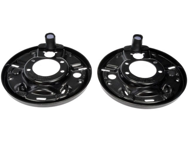 Rear Brake Dust Shield - Set of 2 - Black - 1990-1995, 1997-2006 Jeep Wrangler with Rear Drum Brakes - Dorman 2317-05682870