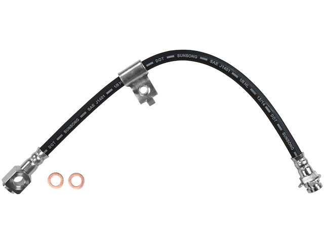 Front Left Brake Hose - 1982-1996 Buick Century - Sunsong 2555-05653286