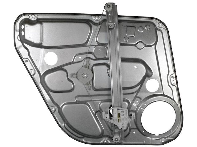 Rear Right Passenger Side Power Window Regulator Assembly with Panel - 2007-2012 Kia Rondo - ACI 25682-05670462