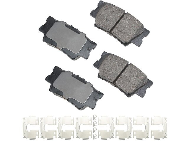 Rear Brake Pad Set - 2009-2010 Pontiac Vibe 2.4L 4-Cylinder - Akebono 29871-05872736