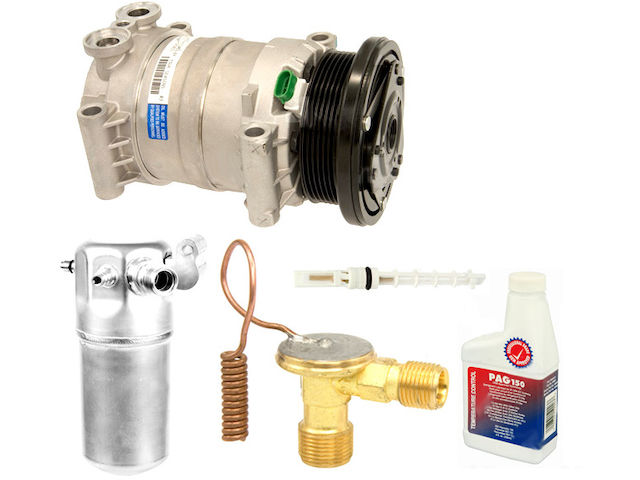 Front and Rear A/C Compressor Kit - 2001-2002 Chevrolet Express 3500 - Four Seasons 3262-05885748