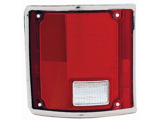 Left Tail Light Lens - 1975-1986 Chevrolet K10 Standard Cab Pickup - TYC 3356-06084138