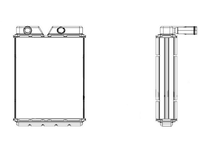 Heater Core - 1975-1986 Chevrolet K20 - TYC 3401-05677040