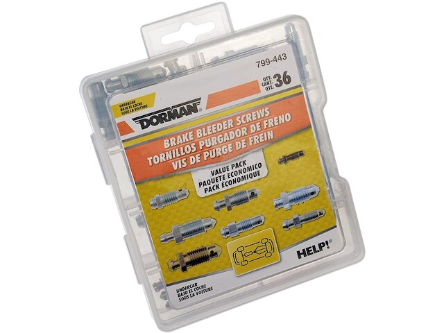Brake Bleeder Screw Set - 1989-1994, 1996-1997 Geo Tracker 4-Door - Dorman 4342-06169877