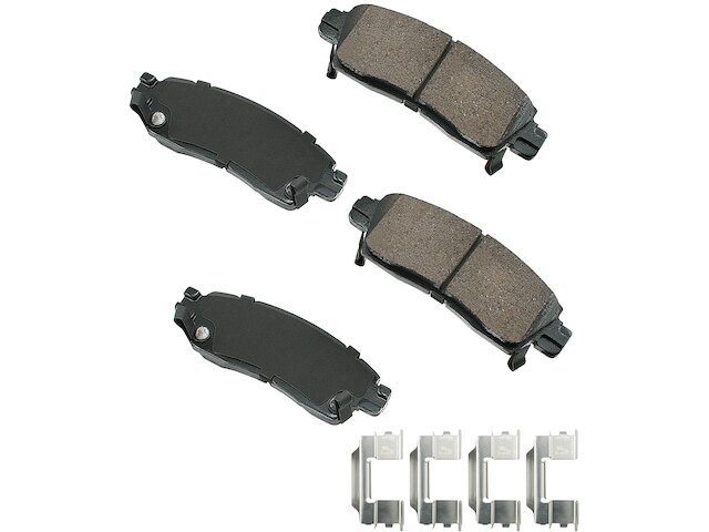 Rear Brake Pad Set - 2002-2004 Oldsmobile Bravada 4.2L 6-Cylinder - Akebono 4403-05872789