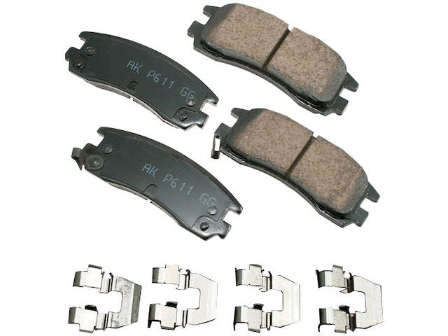 Rear Brake Pad Set - 1998-2002 Oldsmobile Intrigue - Akebono 4534-05237552