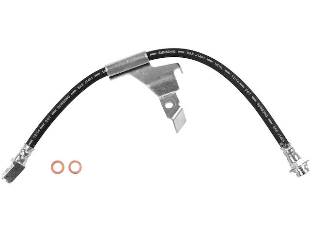 Front Left Brake Hose - 1987-1993 Pontiac Bonneville - Sunsong 4622-05653292