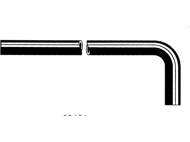 Heater To Water Pump Heater Hose - 1985, 1987 Pontiac Grand Prix 3.8L V6 GAS - Gates 4719-09062217