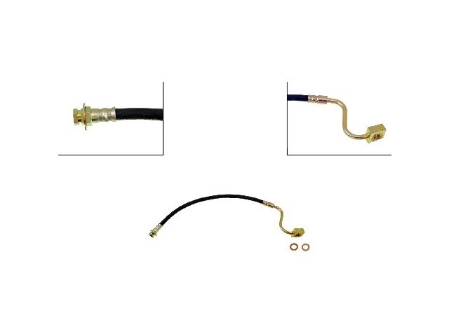 Front Left Brake Hose - 1976-1980 Ford E250 Econoline - Dorman 5107-05504255