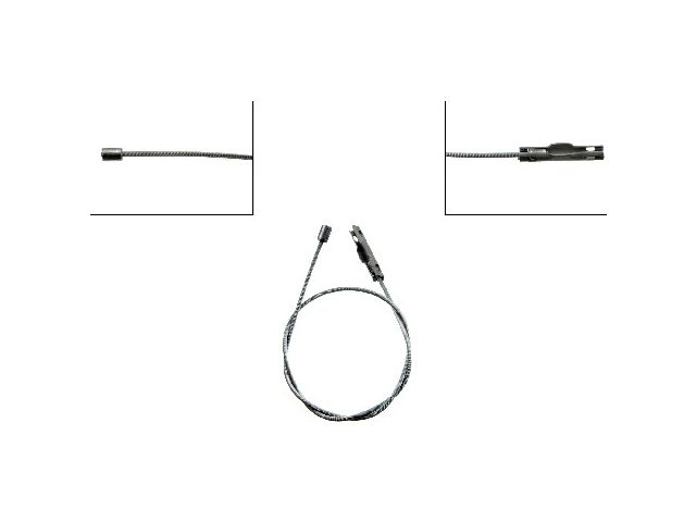 Intermediate Parking Brake Cable - 1997-2002 Ford E250 Econoline Stripped Chassis - Dorman 5122-05503016